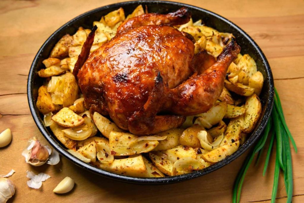 Pollo arrosto|Peppe Guida e il suo pollo arrosto|pollo arrosto di Peppe Guida